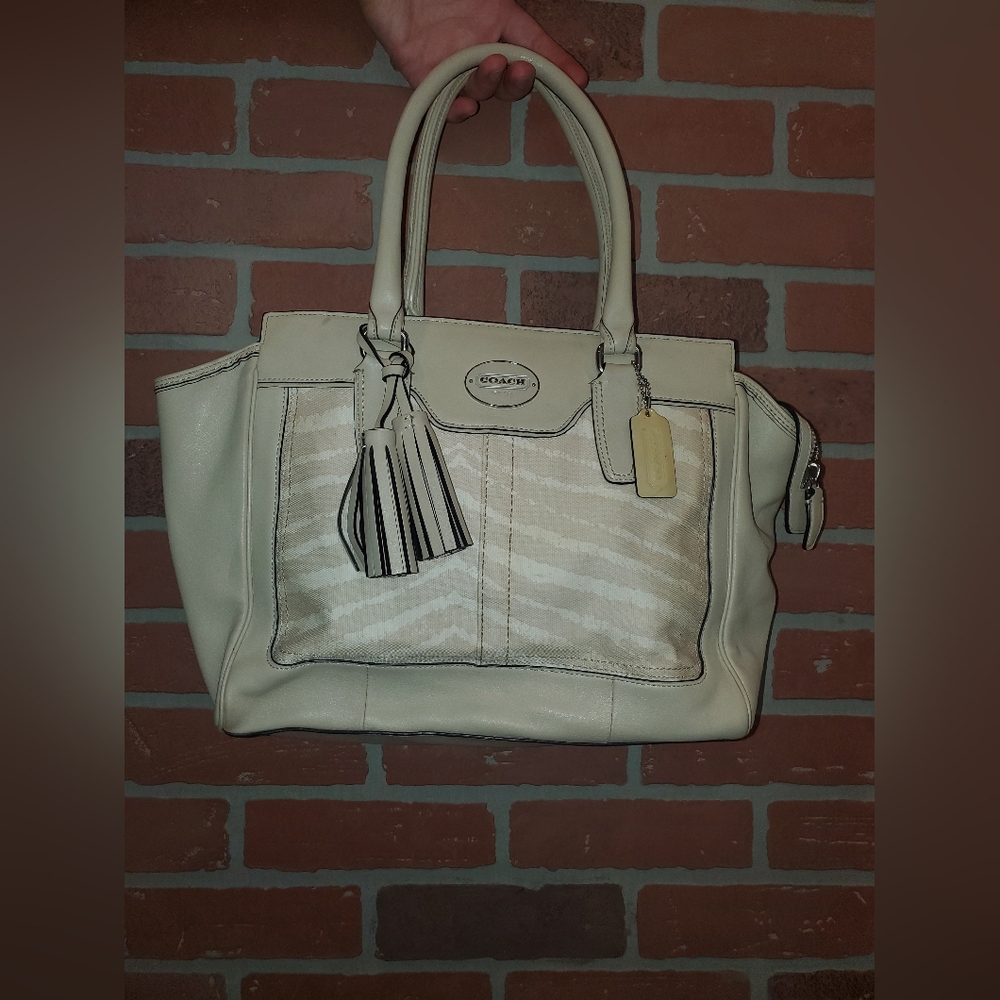 Coach Legacy Zebra Print Candace